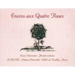 Boîte d'encens rosicrucien aux quatre roses.
