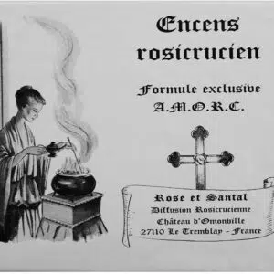 Boîte d'encens Rosicrucien : Rose et Santal