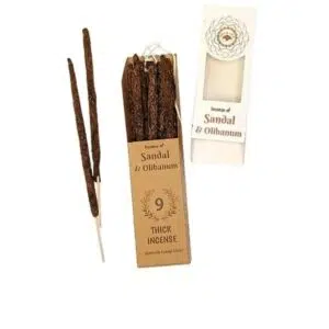 Boîte d'encens "botanical" Santal et Oliban.