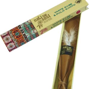 Boîte d'encens Native Soul White Sage & Palo Santo.