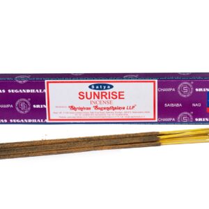 Boîte d'encens en bâtons Sunrise (Satya).