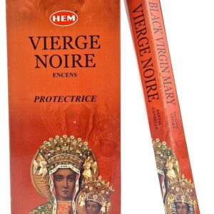 Boîte d'encens en bâtons Vierge Noire (HEM).