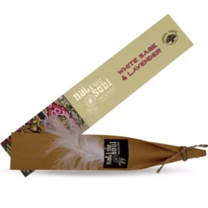 Boîte de bâtons d'encens : White Sage & Lavender (Native Soul).