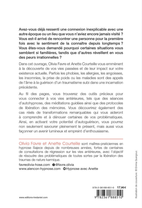 Livre Faire la paix avec ses vies antérieures;