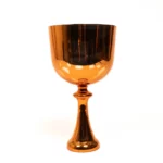 Graal en cristal chantant orange.