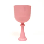 Graal en cristal chantant rose cristallin.