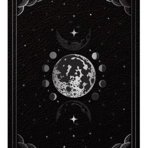 Grimoire vierge : Lune (noir).