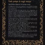 Livre : Guide pratique de magie wiccane.
