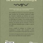 Livre Guide précieux de magie botanique.