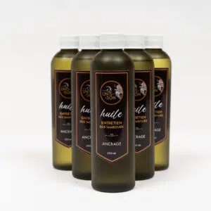 Flacons d'huile d'entretien pour tambour.