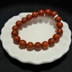 Bracelet perles Jaspe rouge - 10mm