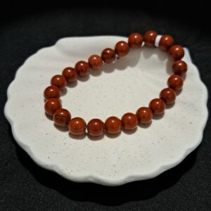 Bracelet perles Jaspe rouge - 8mm