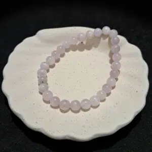 Bracelet perles Kunzite - 6mm