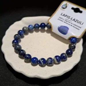 Bracelet perles Lapis-lazuli (ME) - 8mm