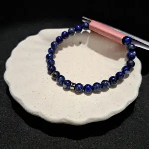 Bracelet perles Lapis-lazuli (Omsaé) - 6mm