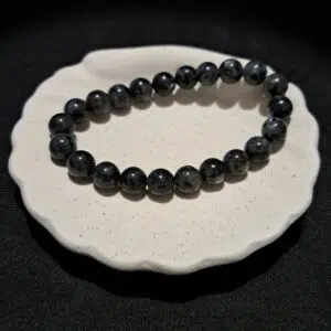 Bracelet perles Larvikite - 8mm