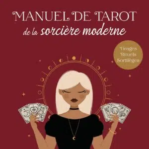Livre Manuel de tarot de la sorcière moderne.