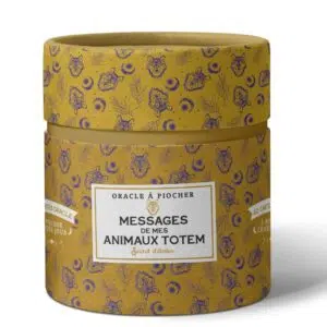 Boite oracle à piocher messages de mes animaux totems.