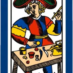 Jeu mini ancien tarot de Marseille Grimaud;