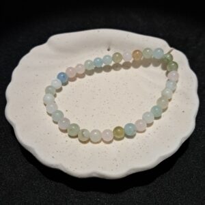 Bracelet perles Morganite - 6mm
