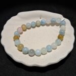 Bracelet perles Morganite - 8mm