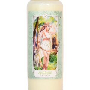 Bougies neuvaines déesses Arthémis.