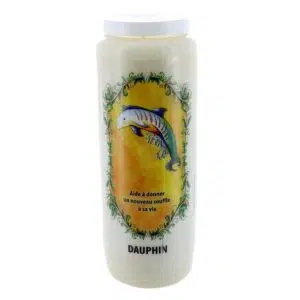 Bougie neuvaine anomal totem dauphin.