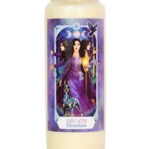 Bougie neuvaine déesse Hecate.