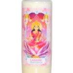Bougie neuvaine déesse Lakshmi.