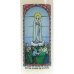 Bougie neuvaine Notre Dame de Fatima.