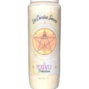 Bougie neuvaine le pentacle.