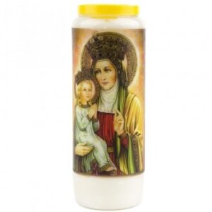 Bougie neuvaine Sainte Anne.