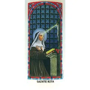 Bougie neuvaine Sainte Rita