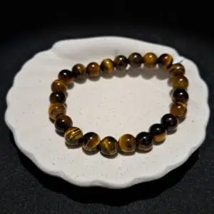 Bracelet perles Œil de tigre - 8mm