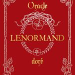 Coffret Oracle Lenormand doré.