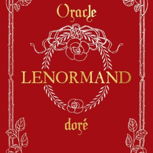 Coffret Oracle Lenormand doré.