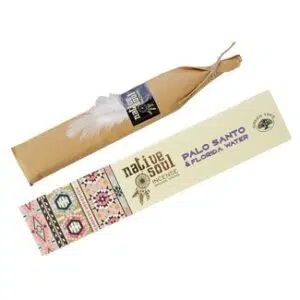 Boîte de bâtons d'encens : Palo Santo & Florida Water - Native Soul.