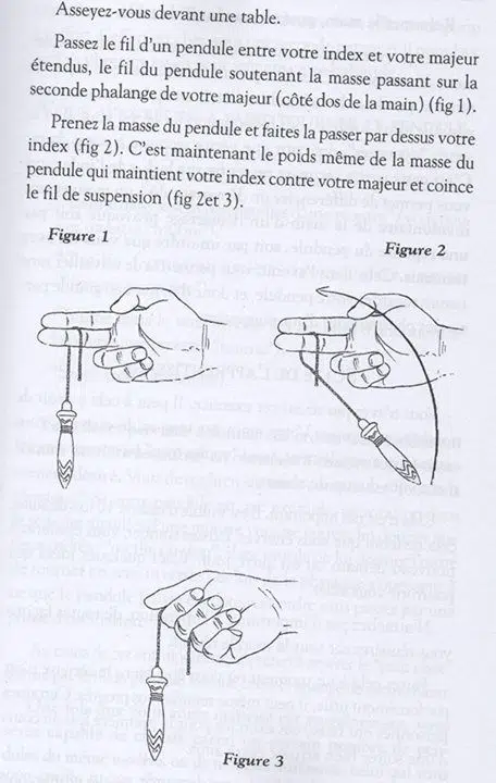 (Scan tiré du livre de Jean-Luc Caradeau sur le Pendule Egyptien)