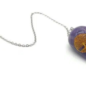 Pendule Améthyste - Arbre de Vie