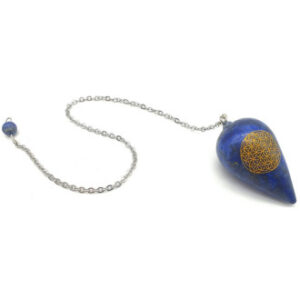 Pendule Lapis-lazuli - Fleur de Vie