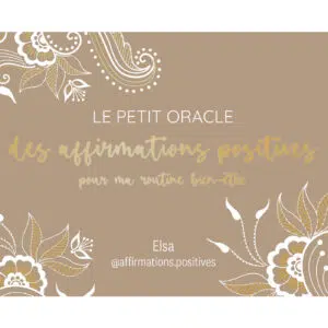 Coffret : Le petit oracle des affirmations positives.
