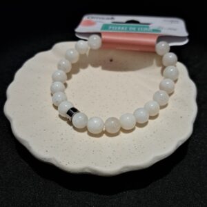 Bracelet perles Pierre de lune (Omsaé) - 8mm