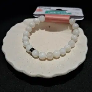 Bracelet perles Pierre de lune (Omsaé) - 8mm