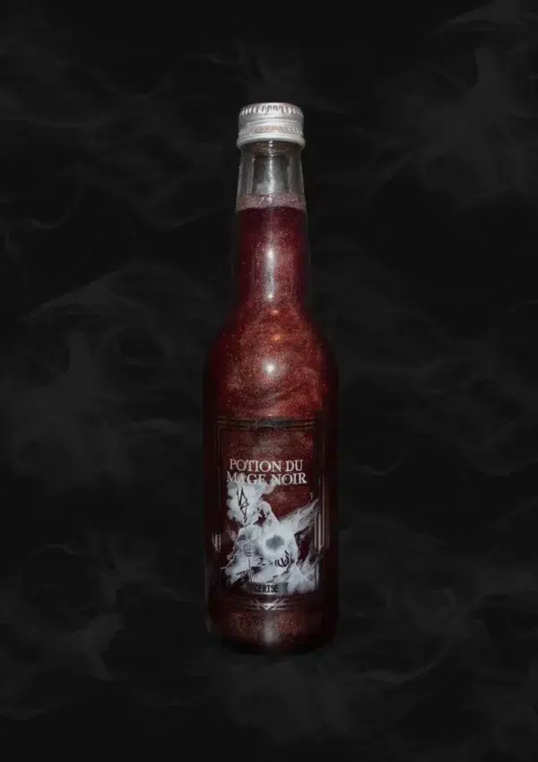 Bouteille d'Elixir des 3 sorciers Potion du mage noir.