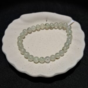 Bracelet perles Prehnite - 6mm