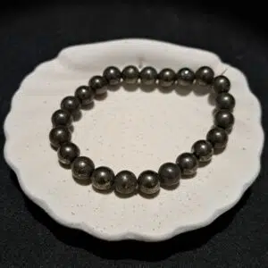 Bracelet perles Pyrite - 8mm
