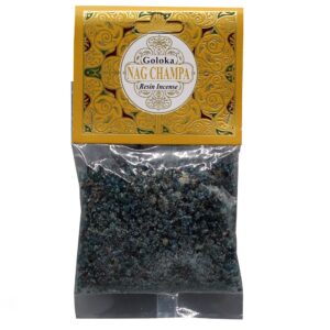 Sachet d'encens en résine : Nag Champa (30g) - Goloka.