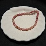 Bracelet perles Rhodonite - 4mm