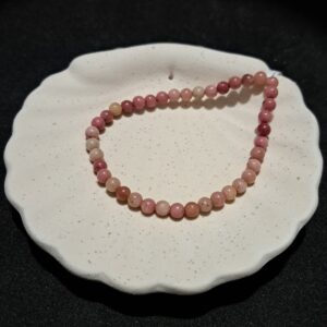 Bracelet perles Rhodonite - 4mm