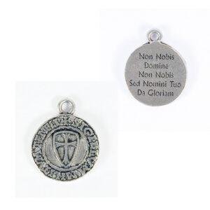Collier Templier : Sceau Bouclier "Non nobis"